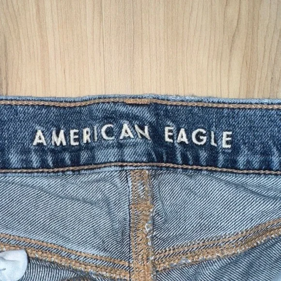 American Eagle Low Rise Baggy- Size 0 - Picture 2 of 10
